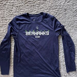 NFL Seattle Seahawks Blue Long Sleeve Tee
